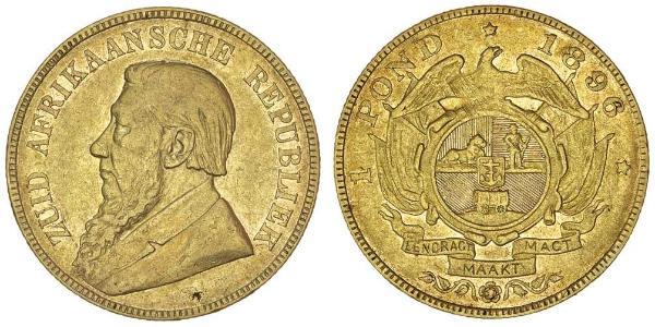 1 Pond South Africa 金 保罗·克留格尔 (1825 - 1904)