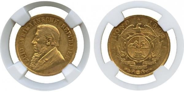 1 Pond South Africa 金 保罗·克留格尔 (1825 - 1904)