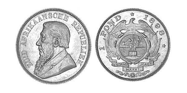 1 Pond South Africa 金 保罗·克留格尔 (1825 - 1904)