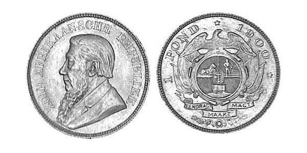 1 Pond South Africa 金 保罗·克留格尔 (1825 - 1904)