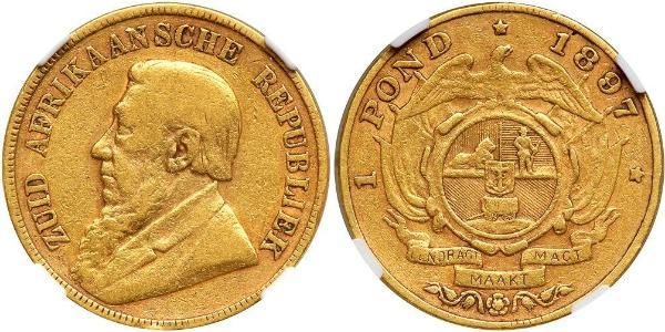 1 Pond South Africa 金 保罗·克留格尔 (1825 - 1904)