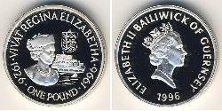 1 Pound Guèrneseyi Argent 