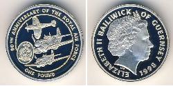 1 Pound Guèrneseyi Argent 