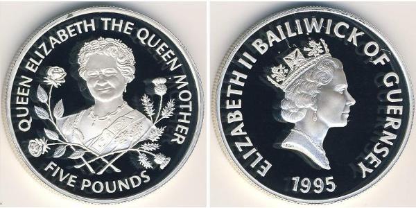 1 Pound Guèrneseyi Argent 