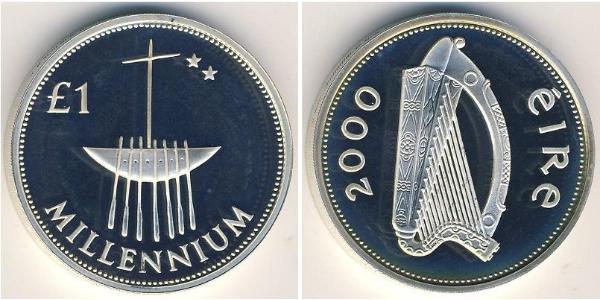 1 Pound Irlande (1922 - ) Argent 