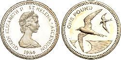 1 Pound Île Sainte-Hélène (1981 - ) / Île de l