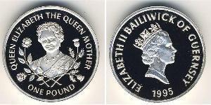 1 Pound Guernsey Argento 