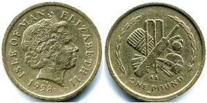 1 Pound Isla de Man Bronce 