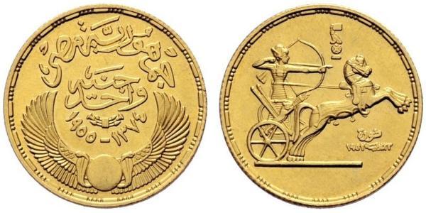 1 Pound Arab Republic of Egypt  (1953 - ) Gold 