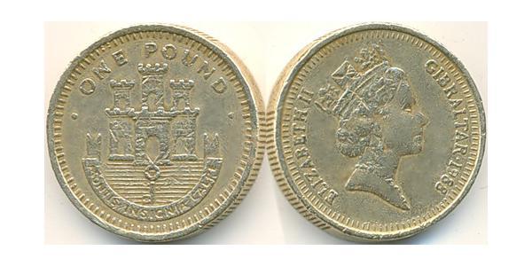 1 Pound Gibraltar Níquel/Cobre 
