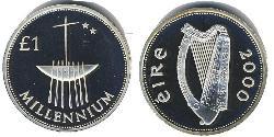 1 Pound Irlanda (1922 - ) Plata 