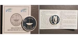 1 Pound Irlanda (1922 - ) Plata 