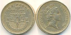 1 Pound Gibilterra Rame/Nichel 