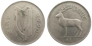 1 Pound Irlanda (1922 - ) Rame/Nichel 