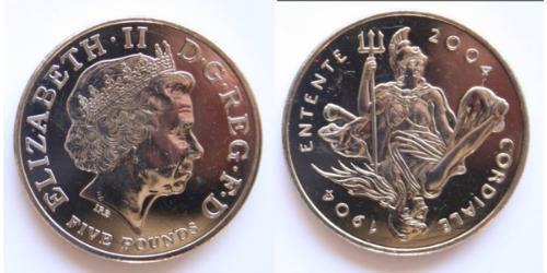 1 Pound Regno Unito (1922-) Rame/Nichel Elisabetta II (1926-2022)
