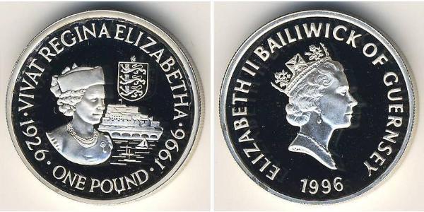 1 Pound Guernsey Silber 