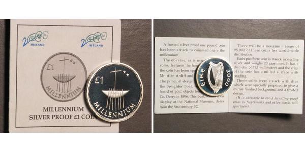 1 Pound Irland (1922 - ) Silber 