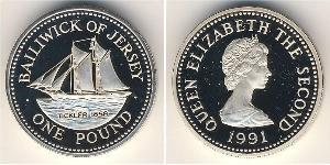1 Pound Jersey Silber 
