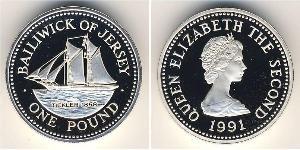 1 Pound Jersey Silber 