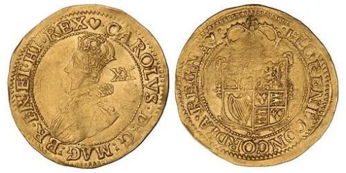 1 Pound 英格兰王国 金 查理一世 (英格蘭) (1600 - 1649)