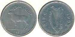 1 Pound 爱尔兰共和国 镍/銅 