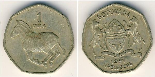 1 Pul Botswana Ottone 