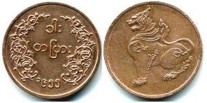 1 Pya Myanmar Kupfer 