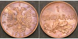 1 Qindarka Albania Bronce 