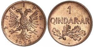 1 Qindarka Albania Bronce 