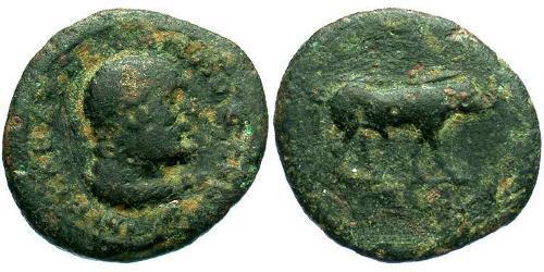 1 Quadrans Impero romano (27BC-395) Bronzo Traiano (53-117)