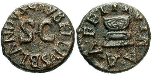 1 Quadrans Римская империя (27BC-395) Бронза Октавиан Август (63BC- 14) 