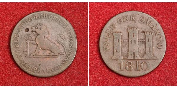 1 Quarto Gibraltar Copper 