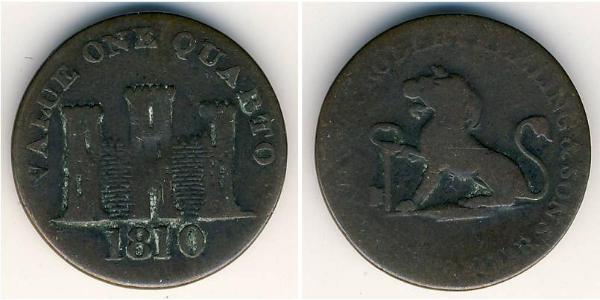 1 Quarto Gibraltar 銅 