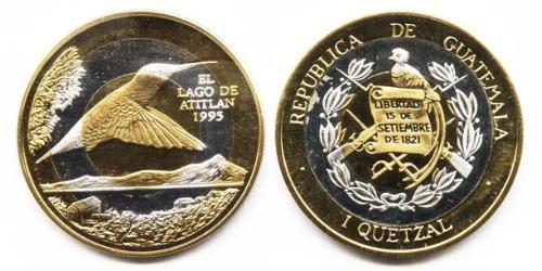 1 Quetzal 危地马拉 Bimetal 