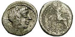 1 Quinarius 罗马共和国 (509 BC - 27 BC) 銀 