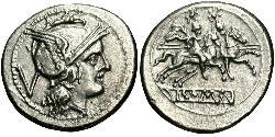 1 Quinarius 罗马共和国 (509 BC - 27 BC) 銀 