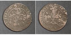 1 Raitpfennig Богемия Медь Фердинанд I император Священной Римской империи (1503-1564)