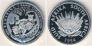 1 Rand Afrique du Sud Argent 