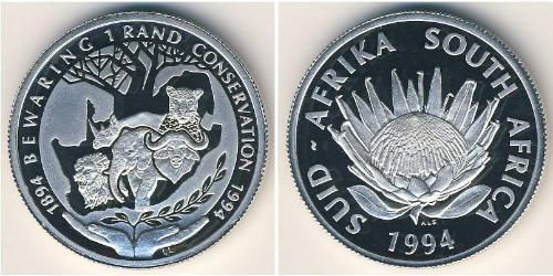 1 Rand Afrique du Sud Argent 