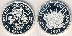 1 Rand Sudafrica Argento 