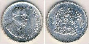 1 Rand Sudafrica Argento 