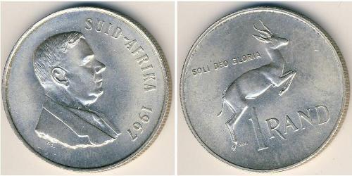 1 Rand Sudafrica Argento 