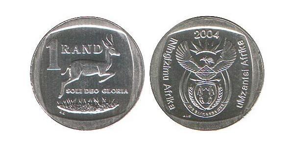 1 Rand South Africa Copper/Nickel 