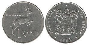 1 Rand Sudafrica Nichel 