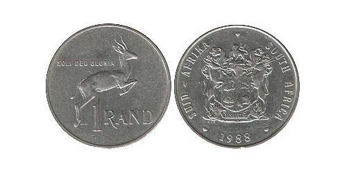 1 Rand South Africa Nickel 