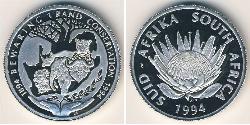 1 Rand Sudáfrica Plata 