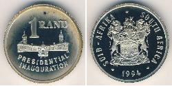 1 Rand Sudáfrica Plata 