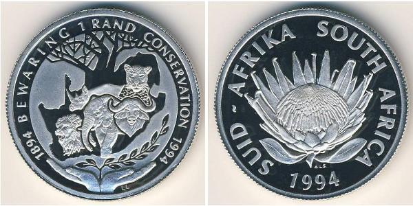 1 Rand Südafrika Silber 