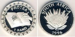 1 Rand South Africa Silver 