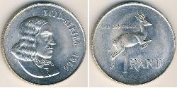 1 Rand South Africa Silver 